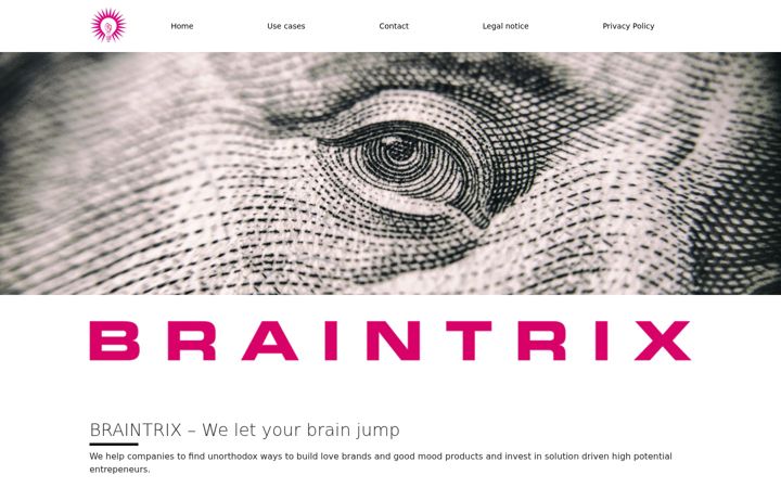 Screenshot of braintrix.de