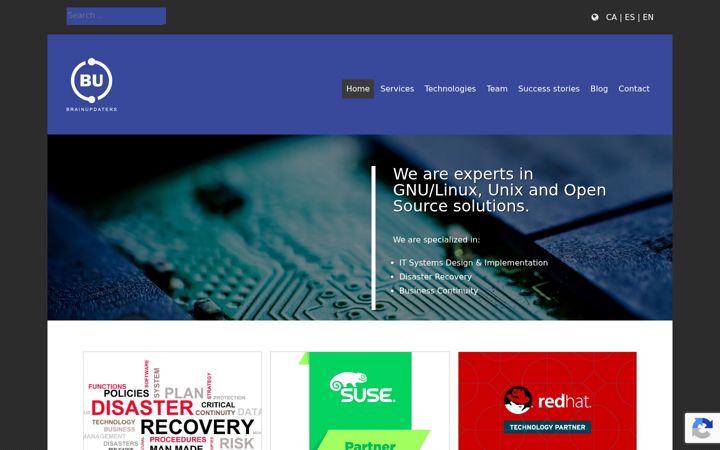 Screenshot of brainupdaters.net