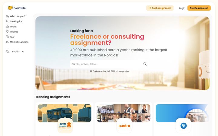 Screenshot of brainville.com