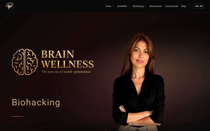 Екранна снимка на brainwellness.ro