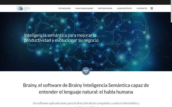 Snímek obrazovky brainy.technology