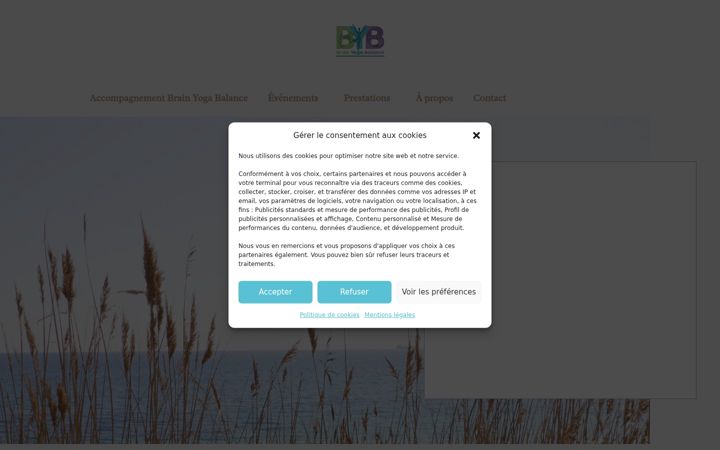 Screenshot of brainyogabalance.fr