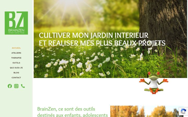 Screenshot of brainzen.be