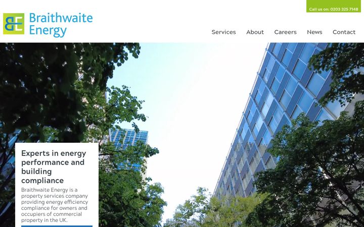 Skjermbilde av braithwaiteenergy.com