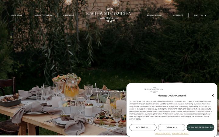 Screenshot of braithwaiteskitchen.com
