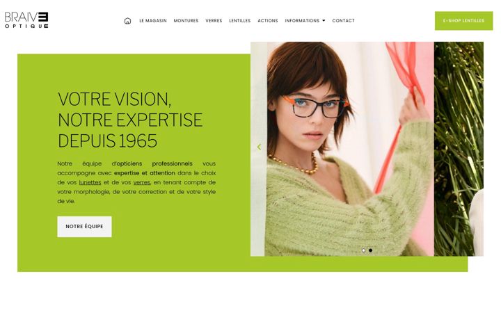 Screenshot of braiveoptique.be