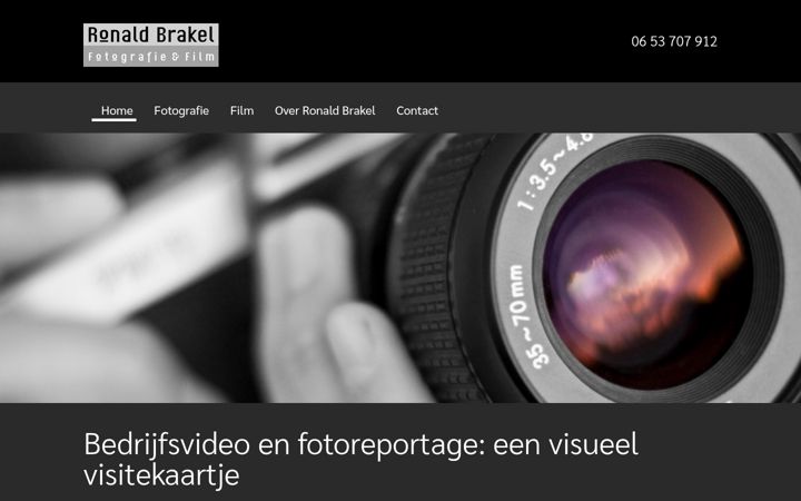Screenshot of brakelfotografie.nl