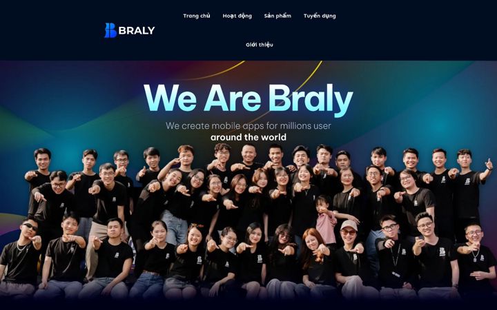 Screenshot of bralyvn.com