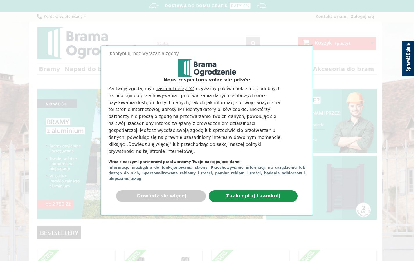 Screenshot tal-banner tal-kunsens muri qabel kwalunkwe interazzjoni