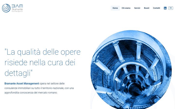 Screenshot of bramante-am.com