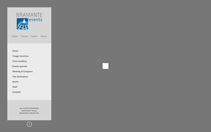 Screenshot ta' bramante-events.it