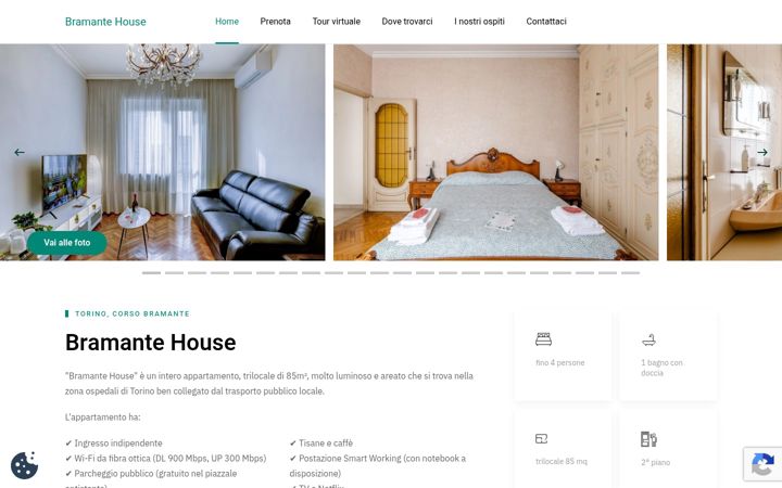 Screenshot of bramantehouse.it