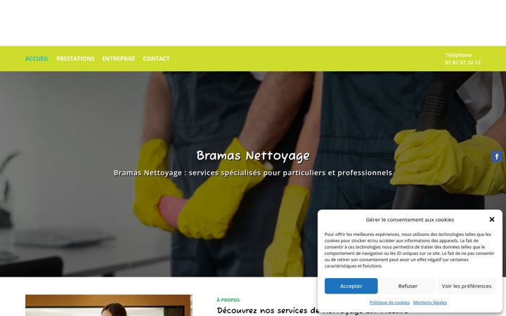 Screenshot van bramas-nettoyage.fr