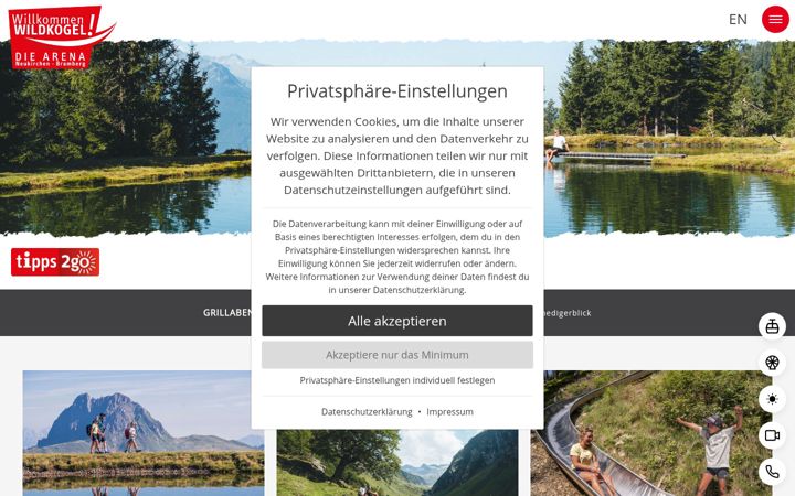 Screenshot of bramberg-tipps2go.at