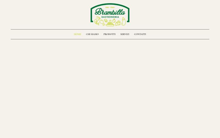 Zrzut ekranu brambillagastronomia.it