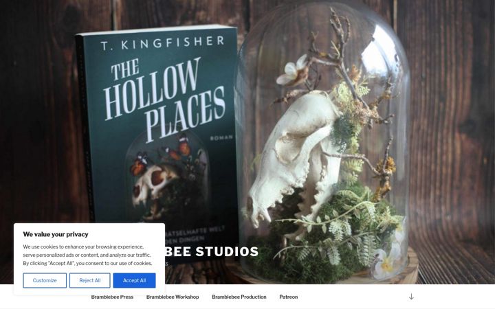 Screenshot of bramblebee-studios.de