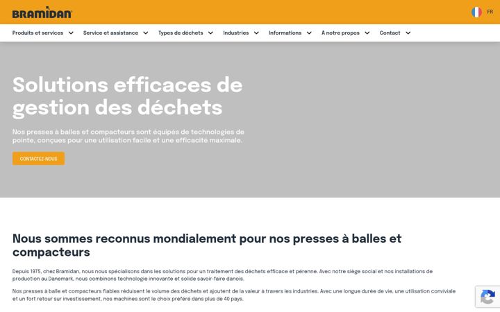 Screenshot van bramidan.fr
