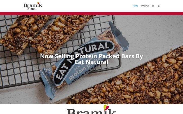 Screenshot of bramikfoods.co.uk