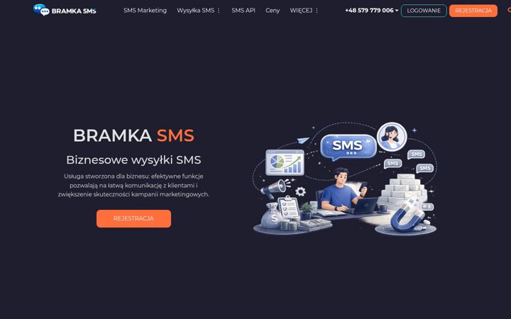 Screenshot of bramka-sms.com.pl