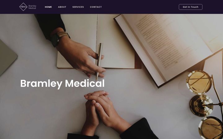 Screenshot of bramleymedical.com