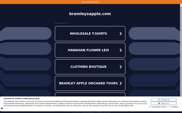 Screenshot of bramleysapple.com