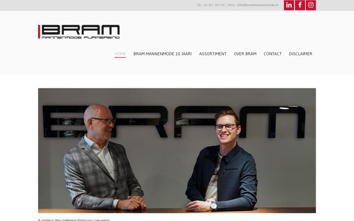 Screenshot of brammannenmode.nl
