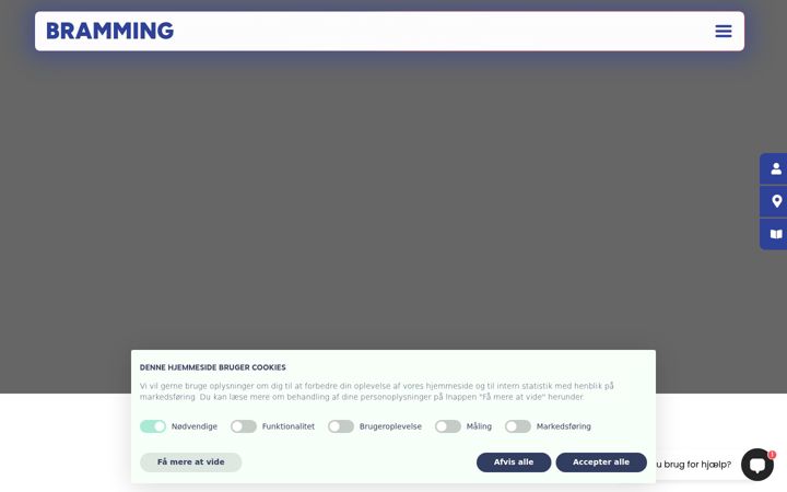 Screenshot of brammingefterskole.dk