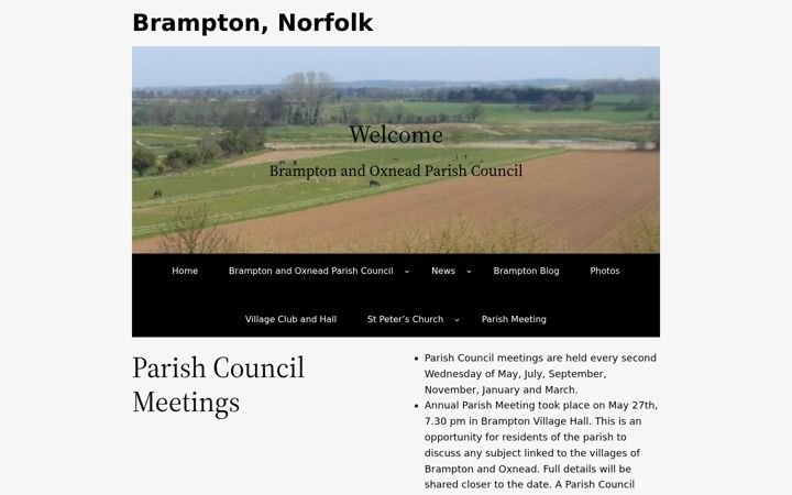 Screenshot ta' bramptonoxnead-pc.gov.uk