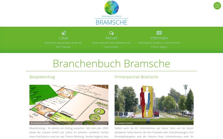 Screenshot of bramsche-links.de