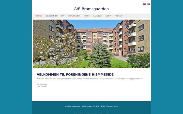 Screenshot of bramsgaarden.dk
