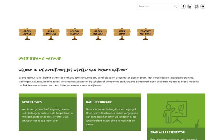 Ekrano kopija bramsnatuur.nl