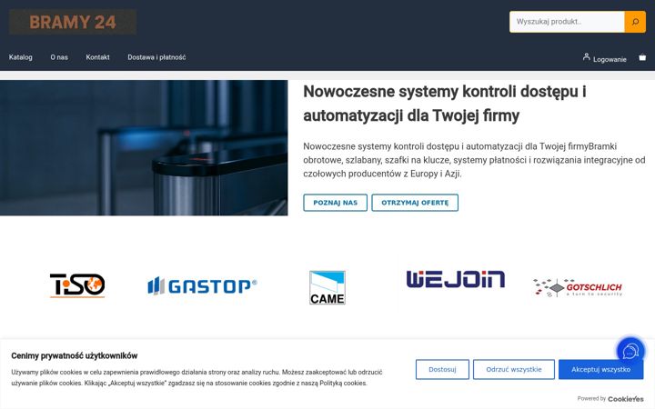 Screenshot ta' bramy24sklep.pl