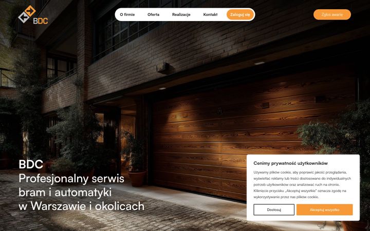 Screenshot of bramydlaciebie.pl
