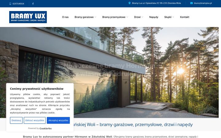 Screenshot ta' bramylux.pl