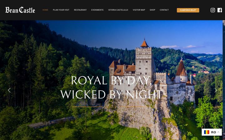 Zrzut ekranu bran-castle.com