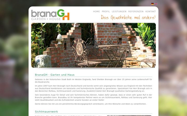 Screenshot of brana-bau.de