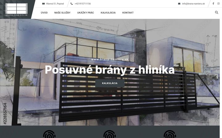 Snímek obrazovky brana-namieru.sk