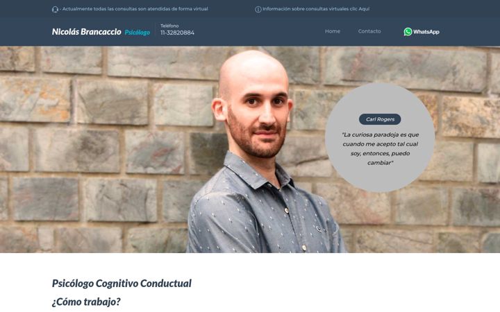 Screenshot of brancaccio.com.ar