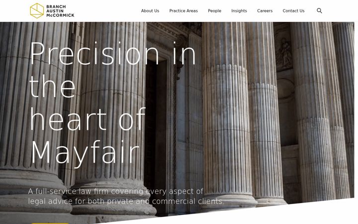 Screenshot of branchaustinmccormick.com