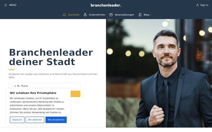 Screenshot of branchen-leader.com