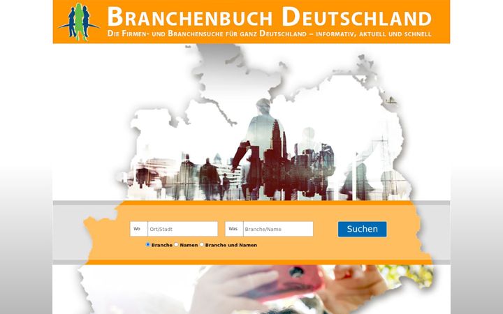 Screenshot of branchenbuch24deutschland.de