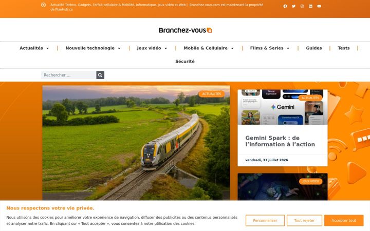 Screenshot of branchez-vous.com