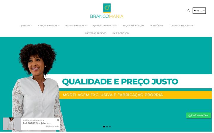 Screenshot of brancomania.com.br