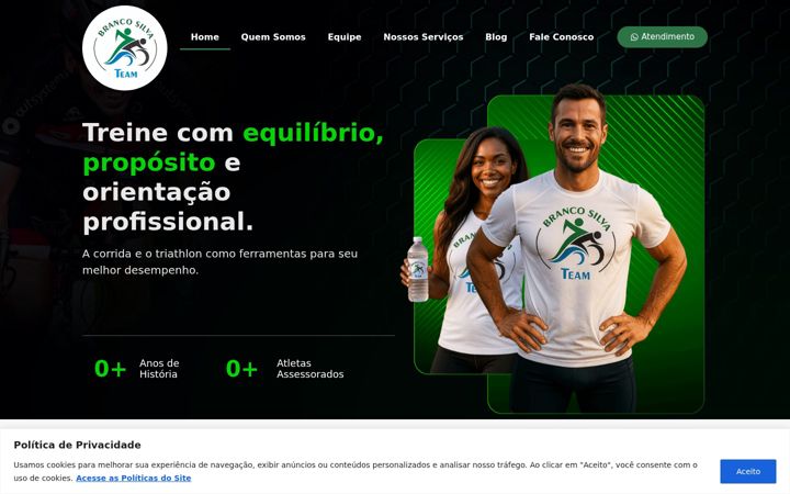 Screenshot van brancosilvateam.com.br