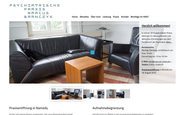 Screenshot of branczyk-praxis.de