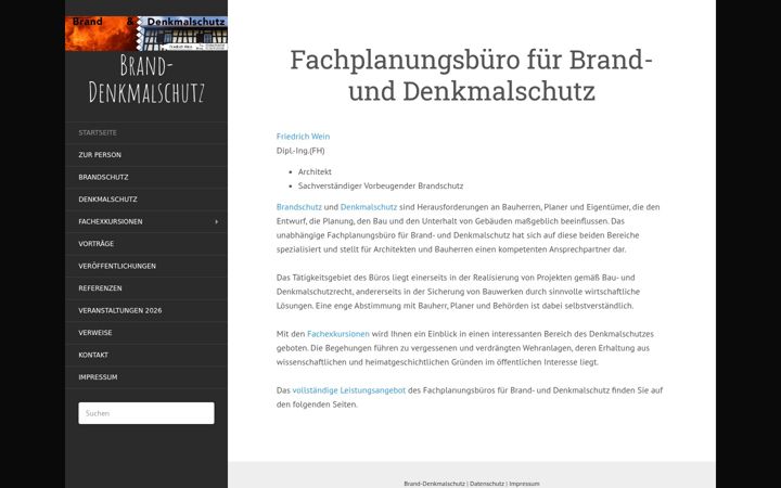 Екранна снимка на brand-denkmalschutz.de