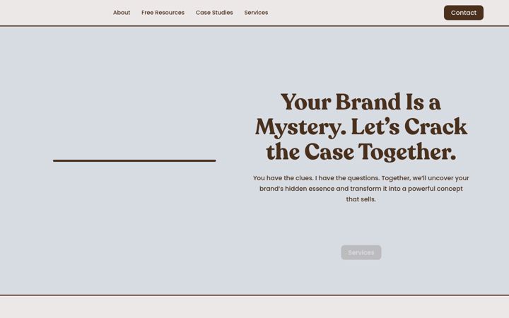 Screenshot of brand-detective.agency