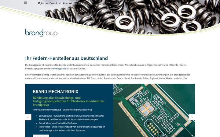 Screenshot of brand-group.com