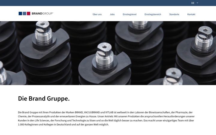 Screenshot of brand-group.net