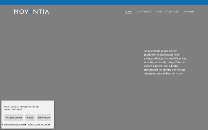 Screenshot of brand-licensing.it